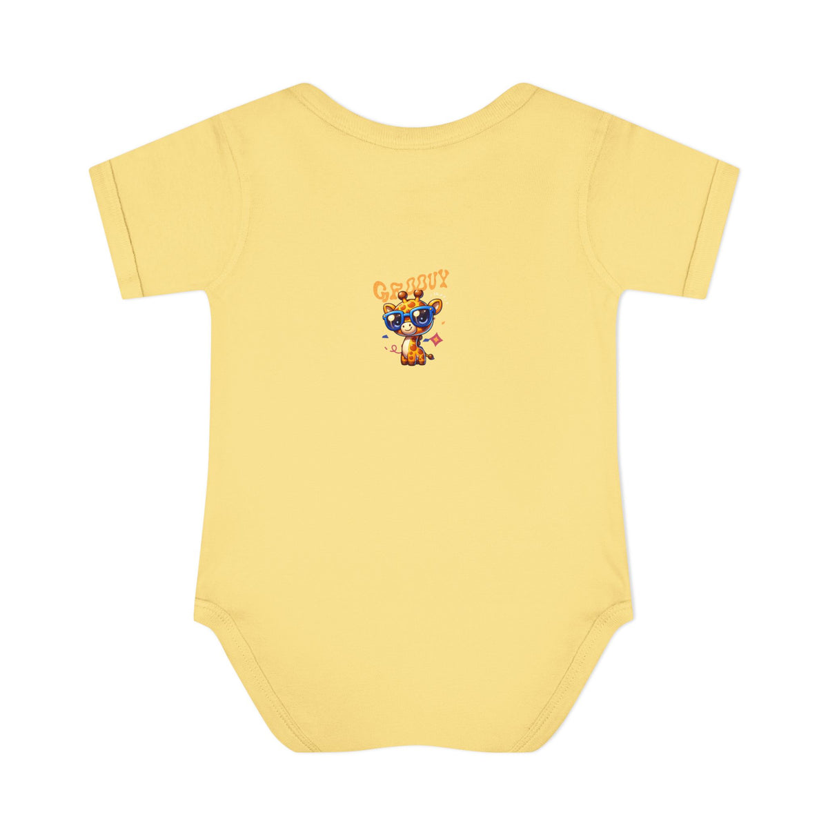 Giraffe Sunglasses Baby Bodysuit — Cute Infant Onesie