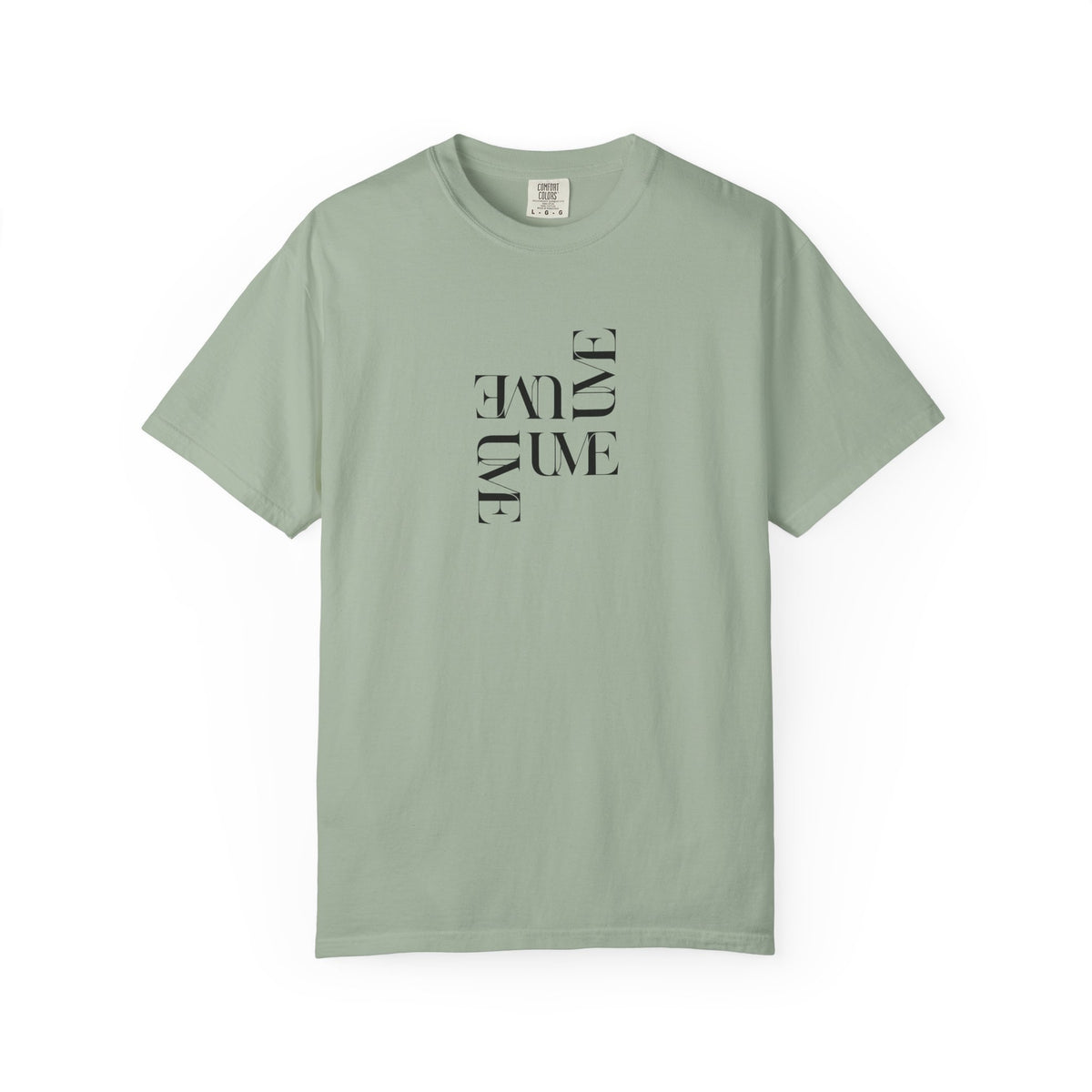 UME Typography Garment-Dyed T-Shirt — White, Ivory & More Colors