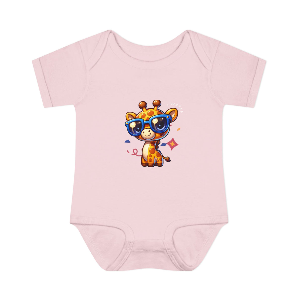 Giraffe Sunglasses Baby Bodysuit — Cute Infant Onesie
