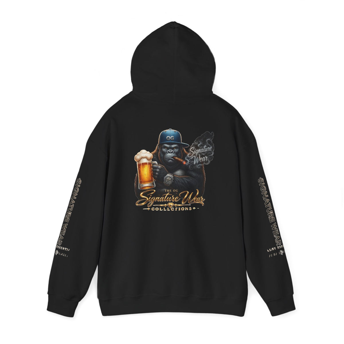 Signature Wear Gorilla Graphic Hoodie — Black, White, Sand & More