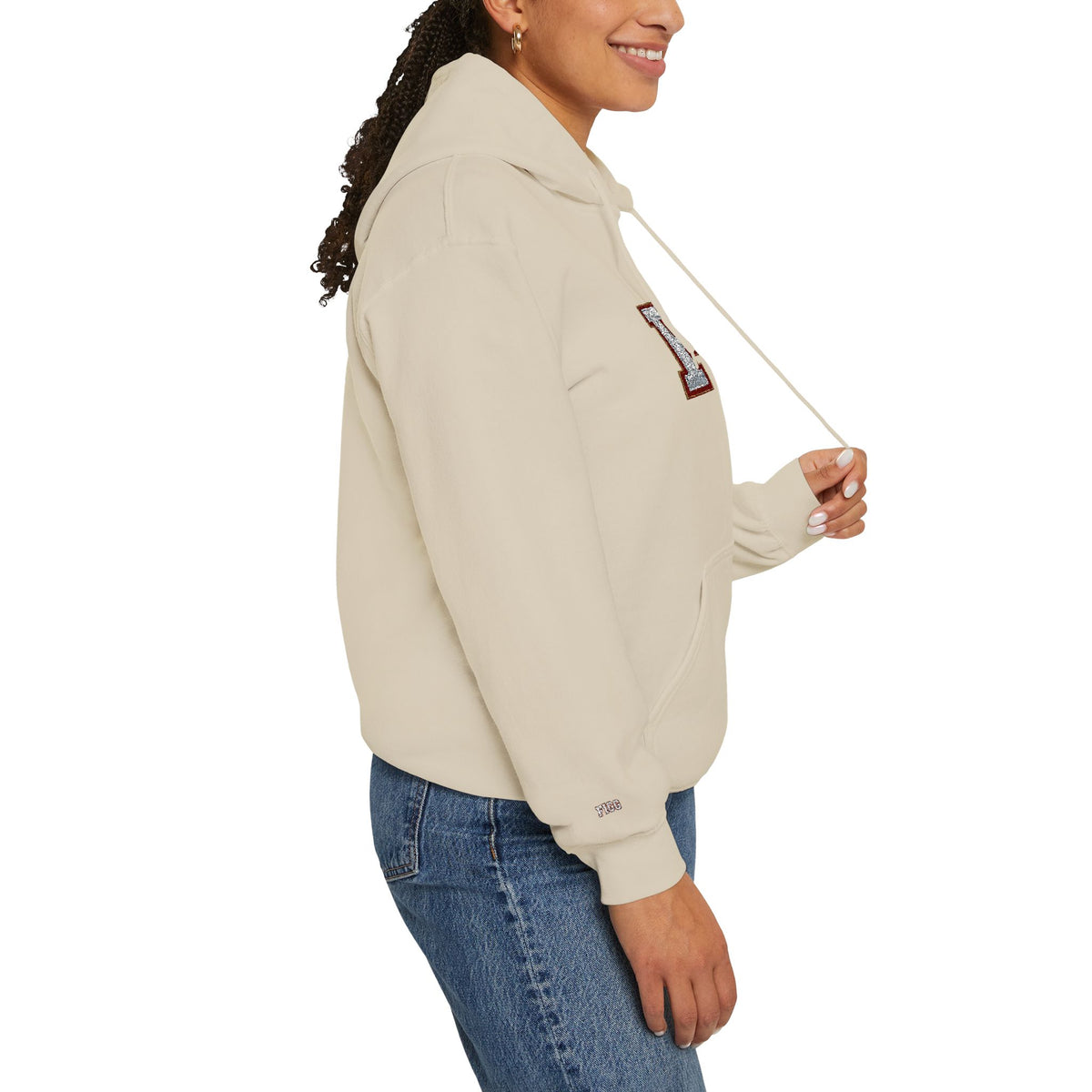 FFiGG Embroidered Varsity Hoodie — White, Black, Grey & More Colors