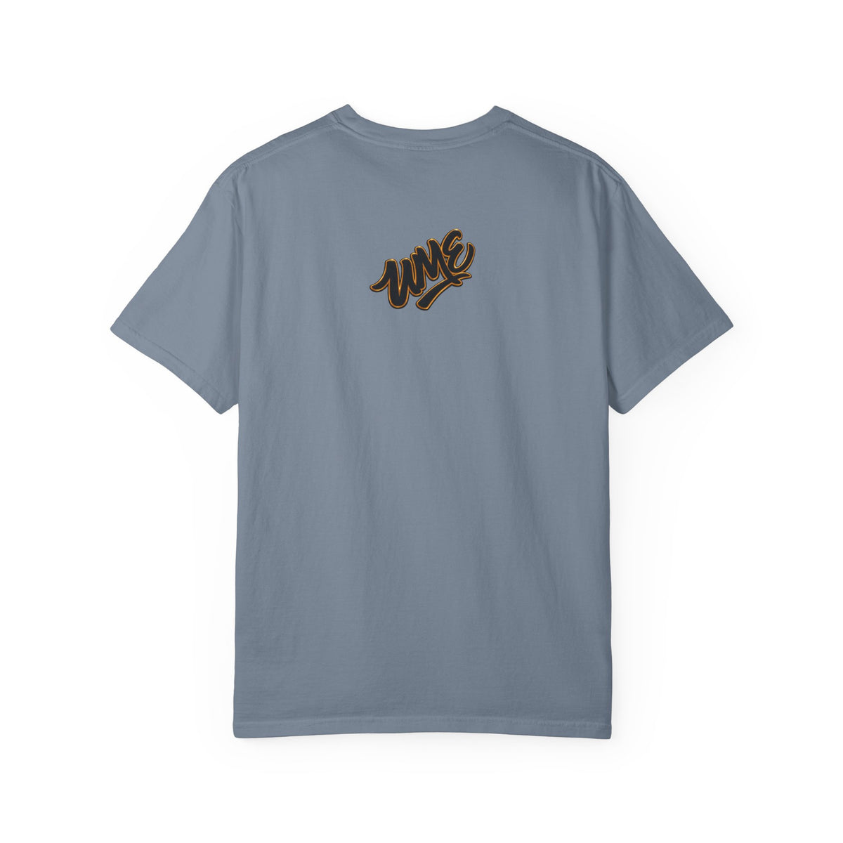 Garment-Dyed Heavyweight Tee — UME Black Logo Front & Back