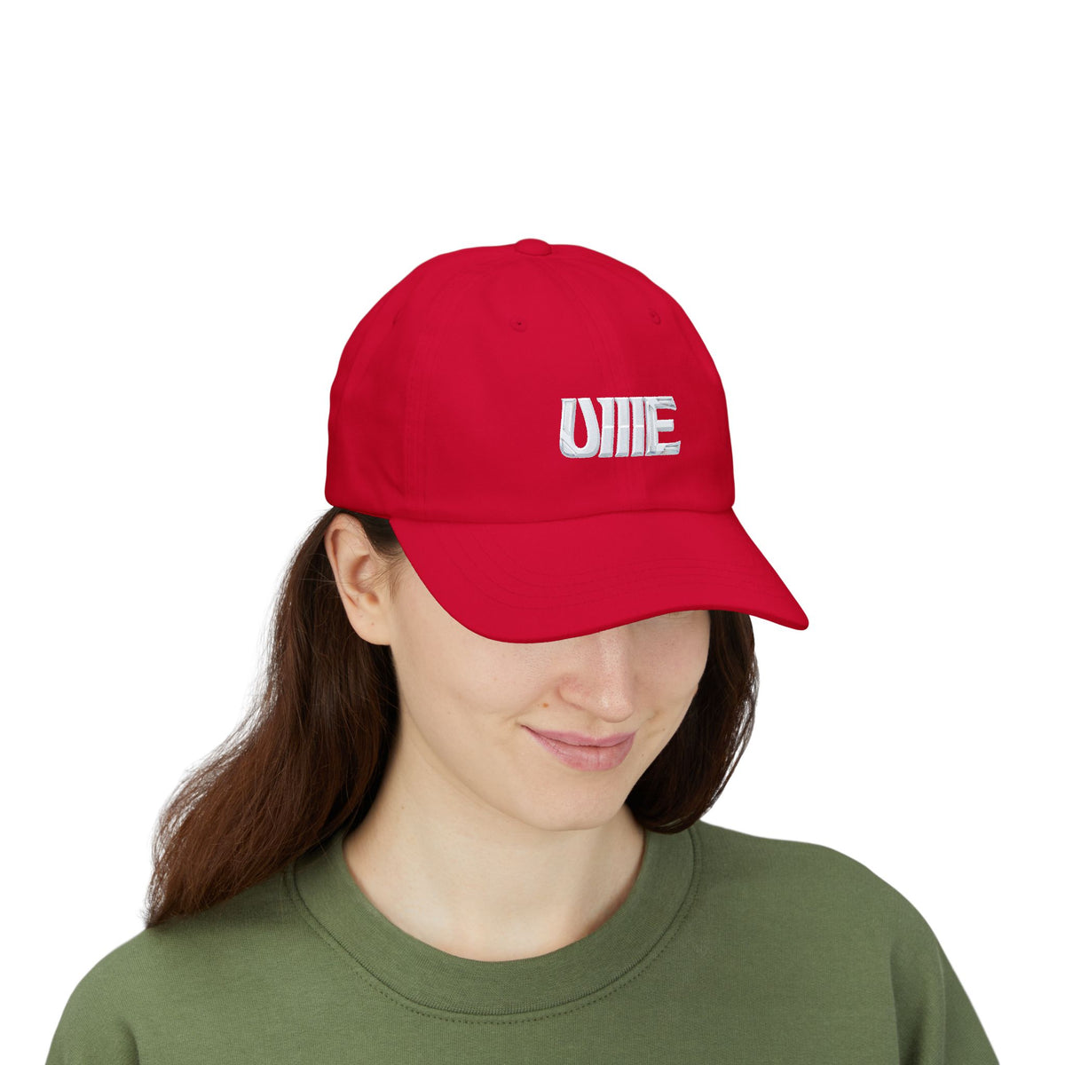 Classic Dad Cap — Multi-Color "ONE" Embroidered Baseball Hat