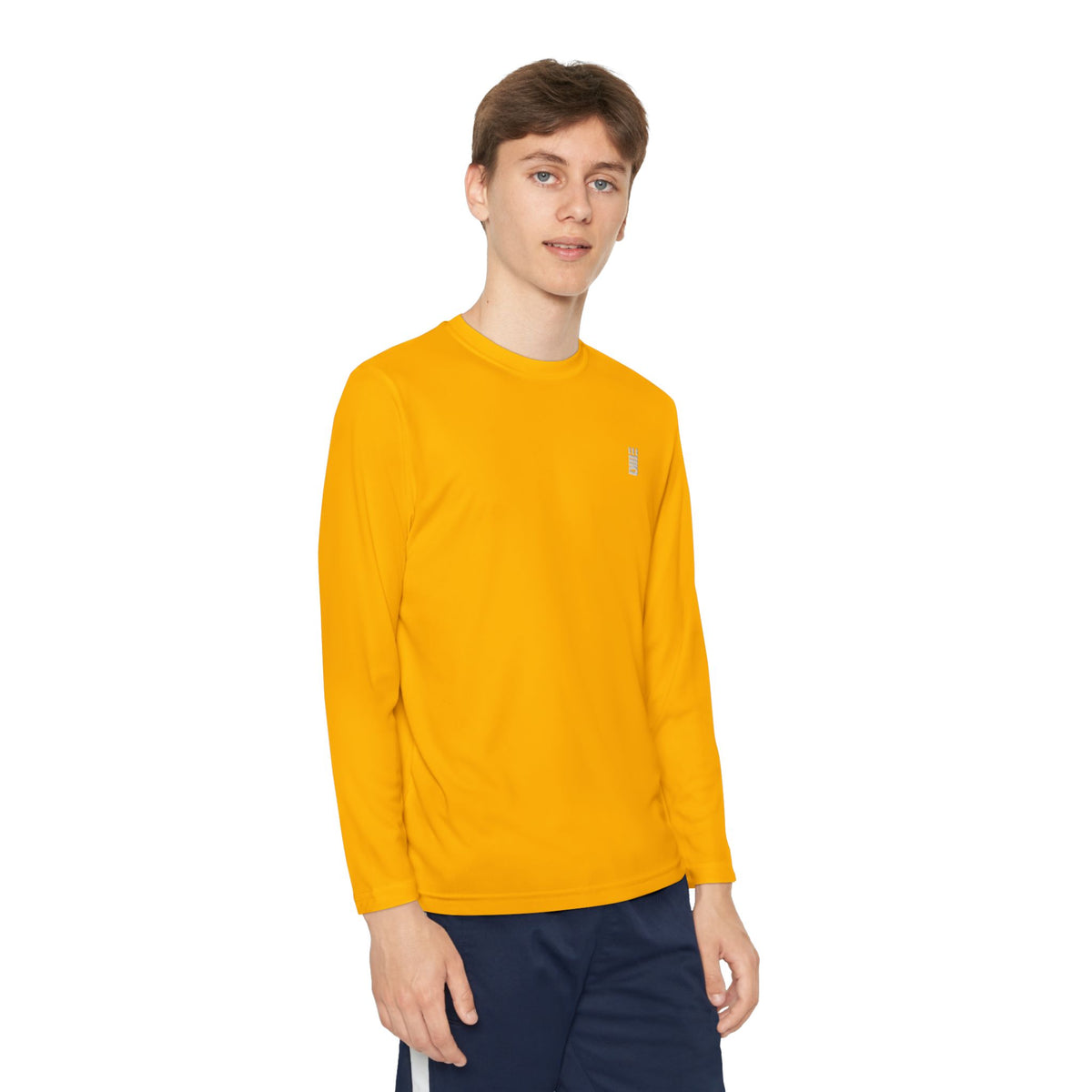 Youth Long-Sleeve Performance Tee — Multi-Color Athletic Top