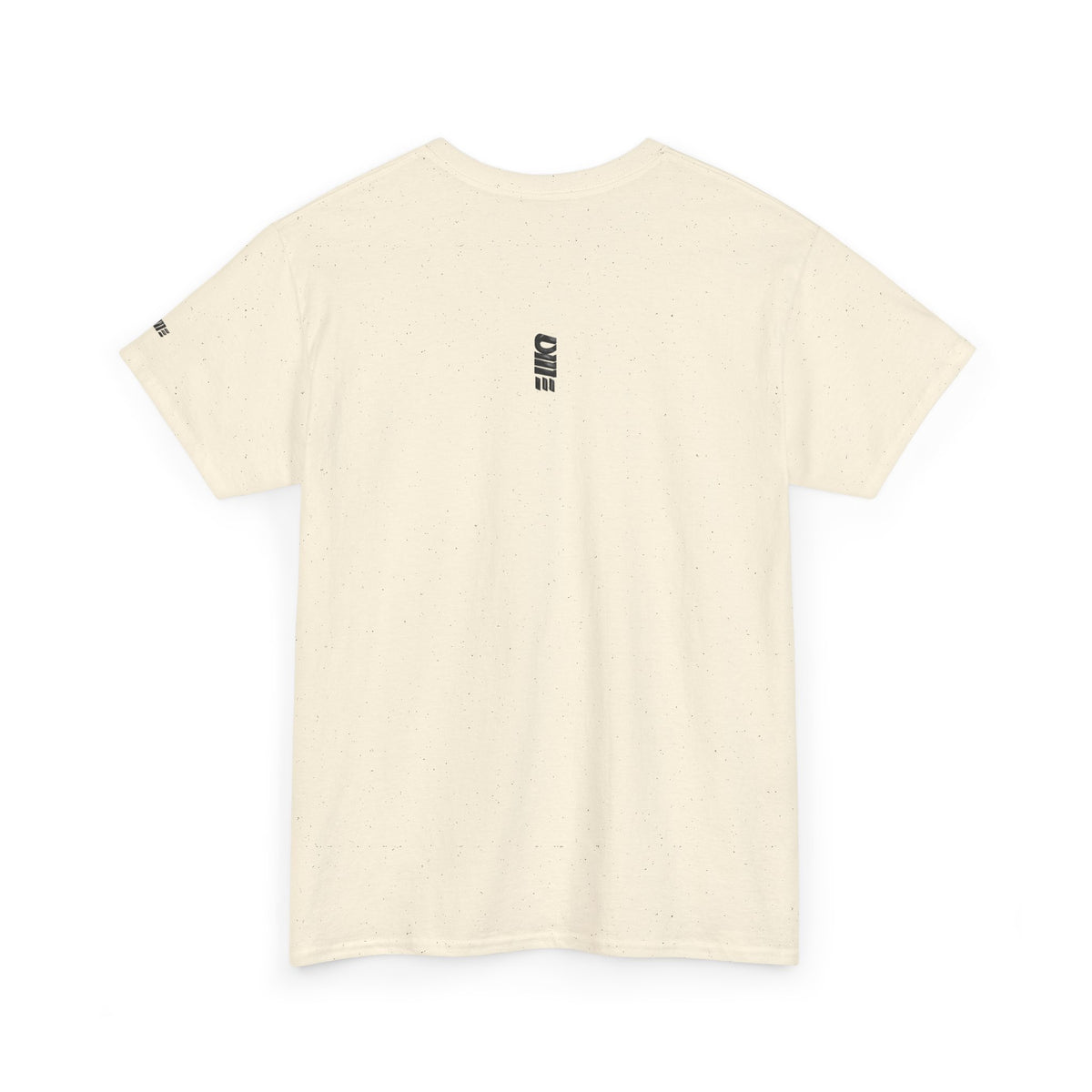 Minimalist Micro Logo Tee - White Cotton Casual Shirt