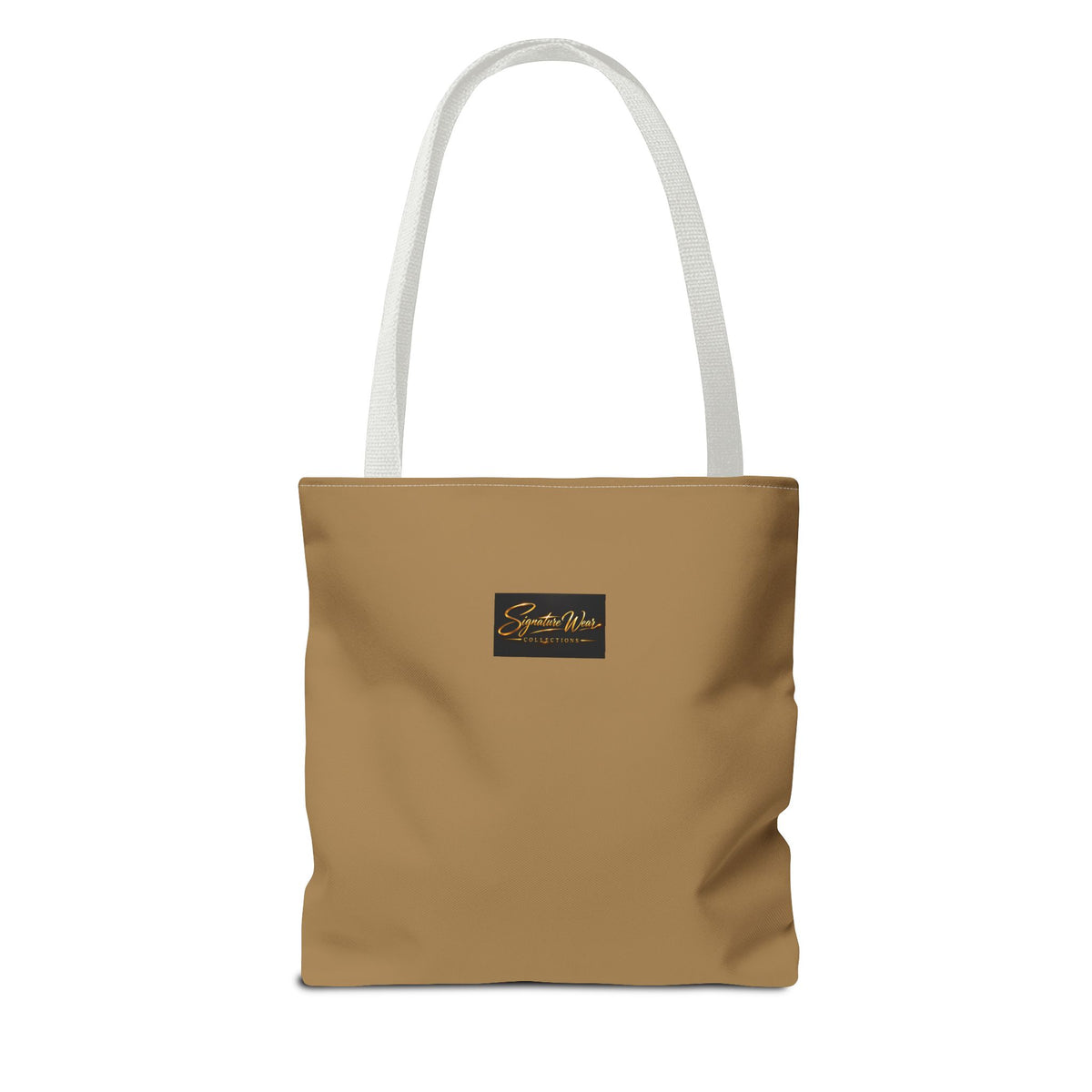 Signature Wear Collections Branded Tote Bag — in Beige