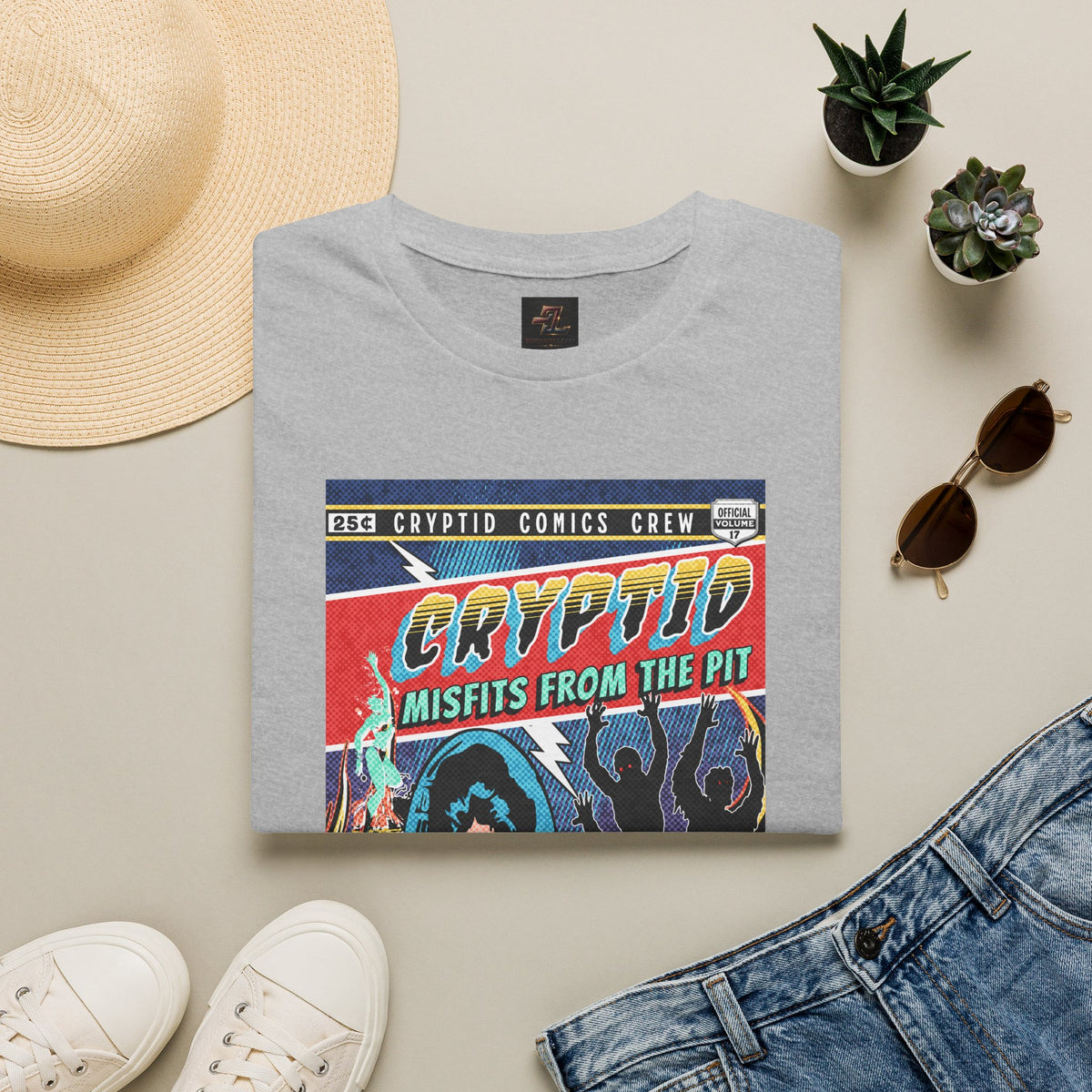 Cryptid Comic T-Shirt — “Cryptid: Misfits From the Pit” Retro Graphic Tee