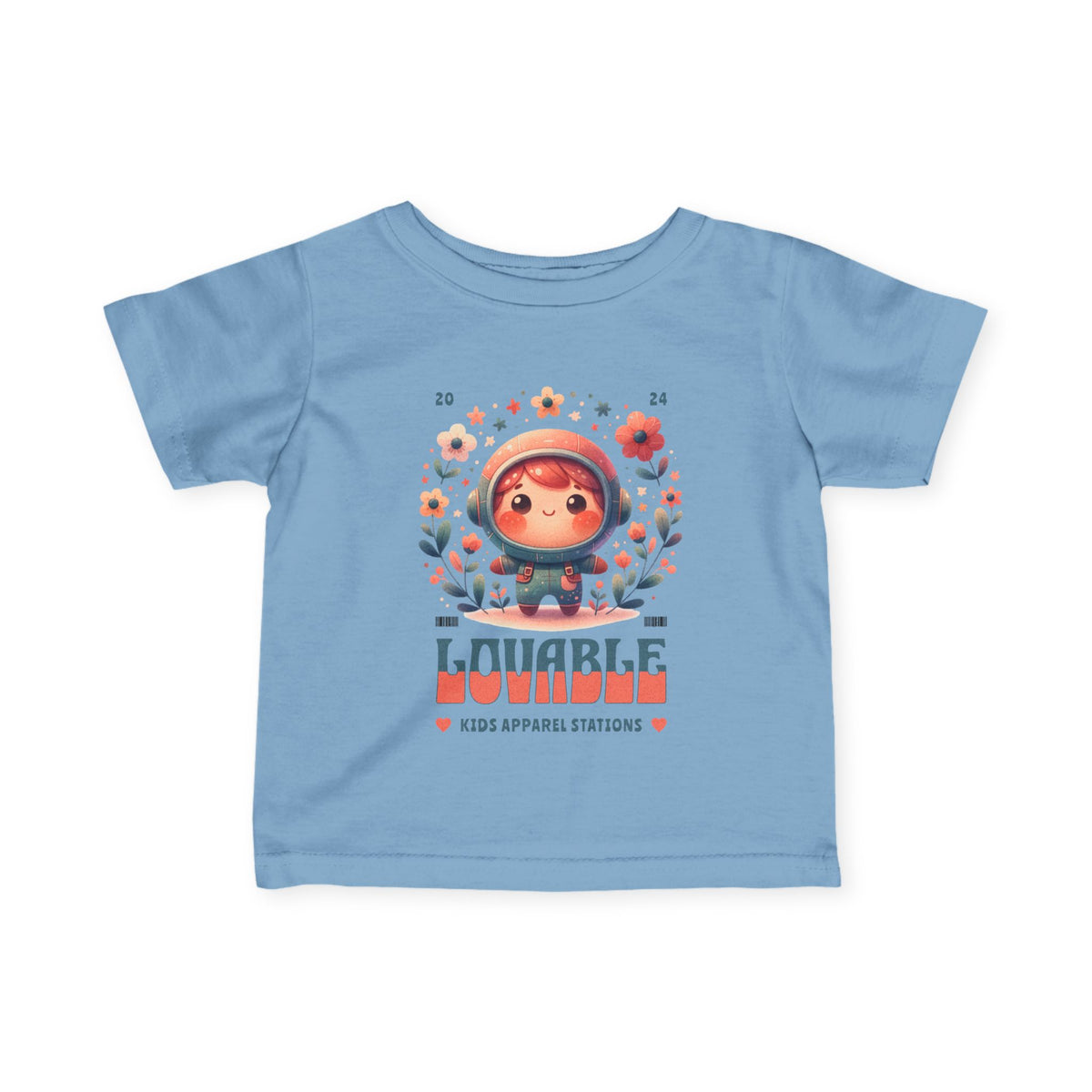 Lovable Astronaut Infant Tee — Cute Space Baby Graphic Baby Shirt