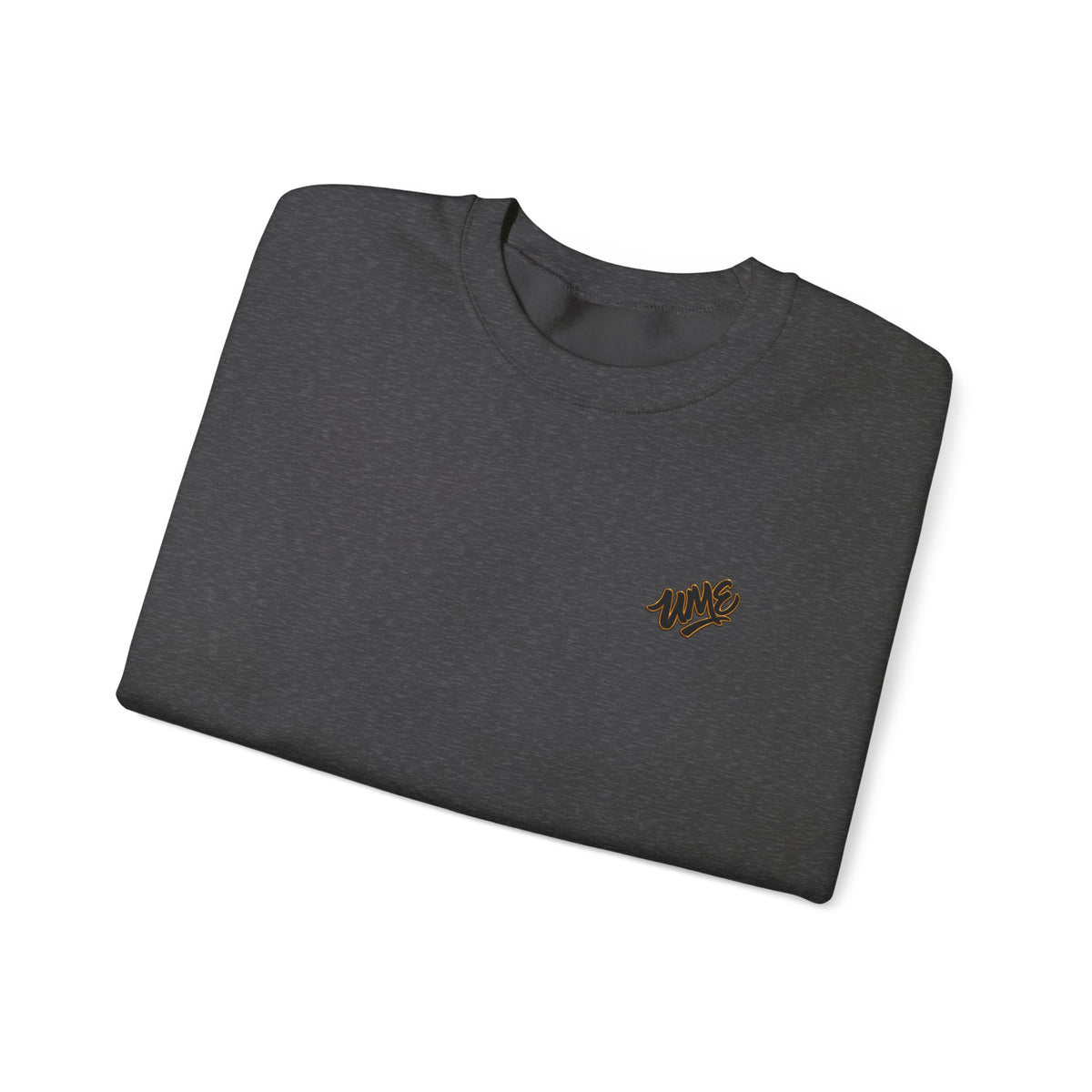 Crewneck Sweatshirt — UME Black Logo All-Over Print