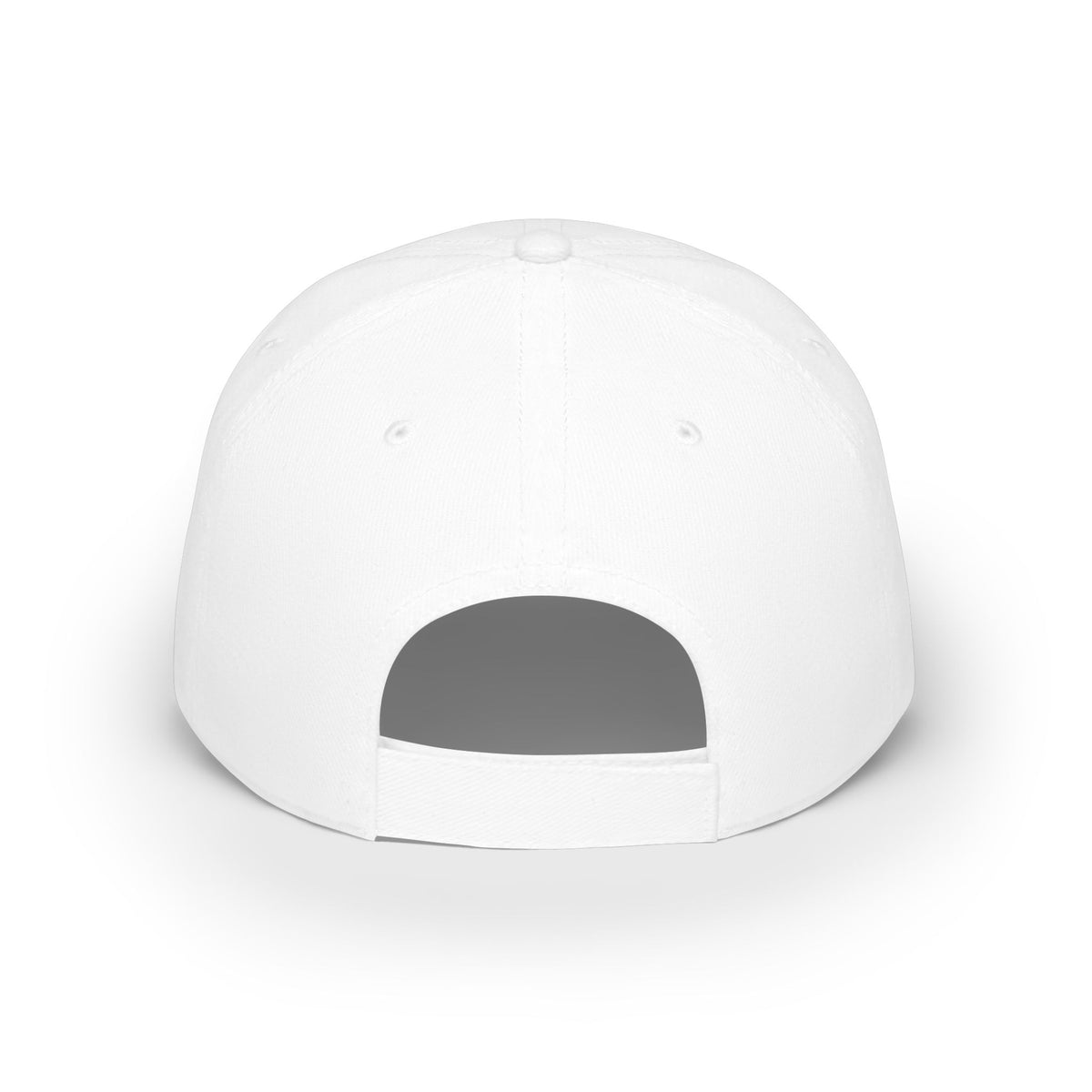 Low-Profile Cotton Baseball Cap — Multi-Color Embroidered Hat