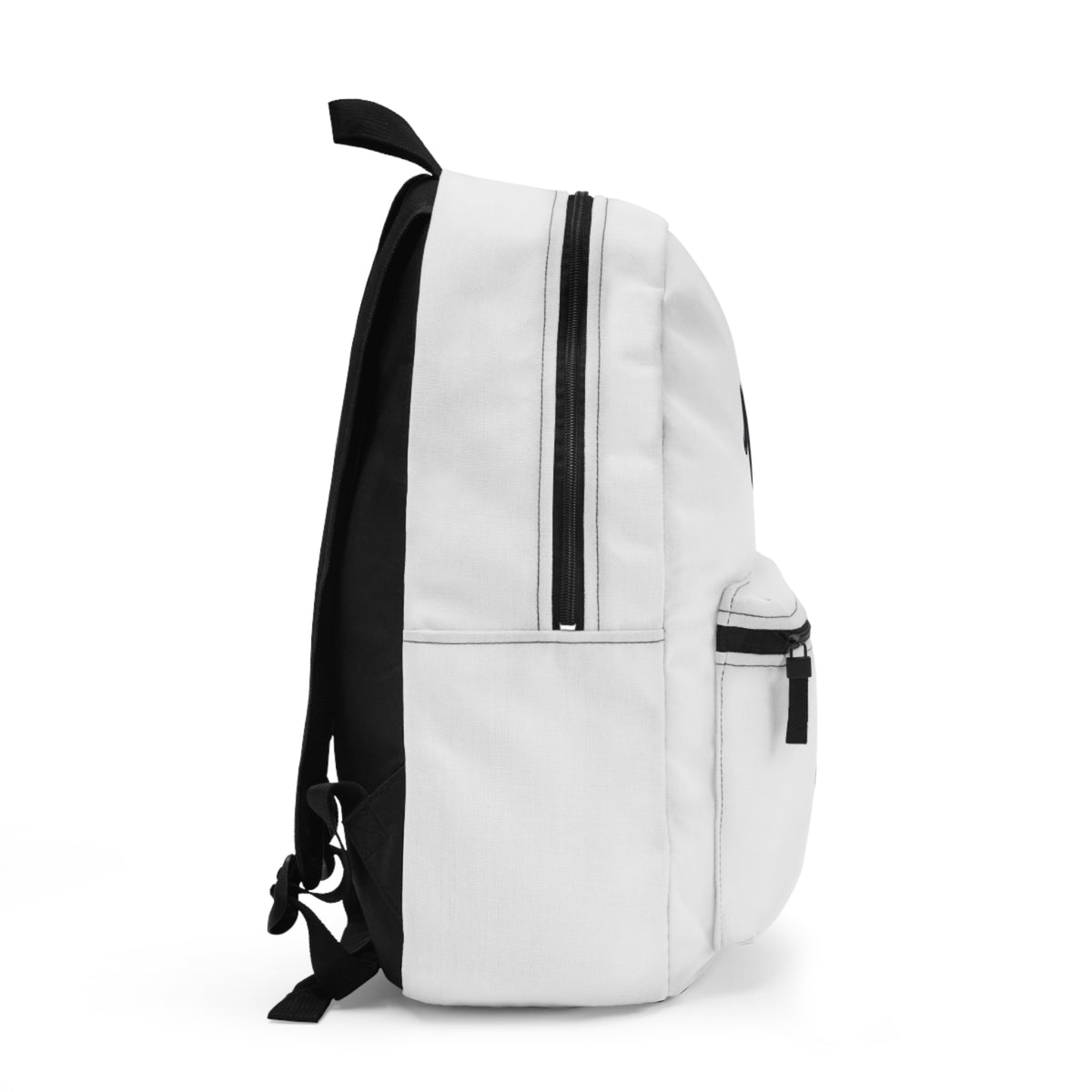 White 'Ume' Script Backpack – Minimal Urban Daypack