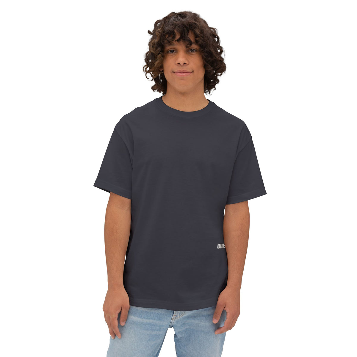 Oversized Boxy T-Shirt — Multi-Color Minimal Graphic