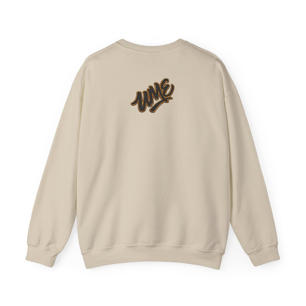 Crewneck Sweatshirt — UME Black Logo All-Over Print