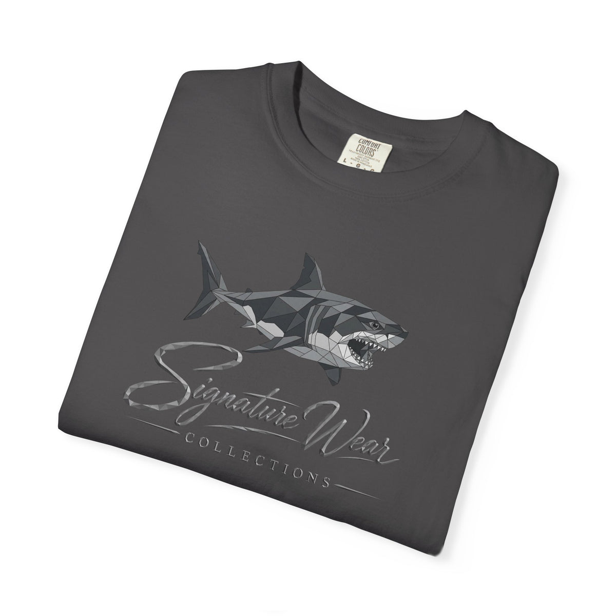 Signature Wear Shark Graphic T-Shirt — White, Black & More Colors