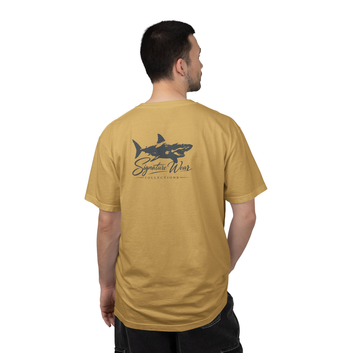 Signature Wave Shark Graphic T-Shirt — Coastal Surf Casual Tee | White, Black & More