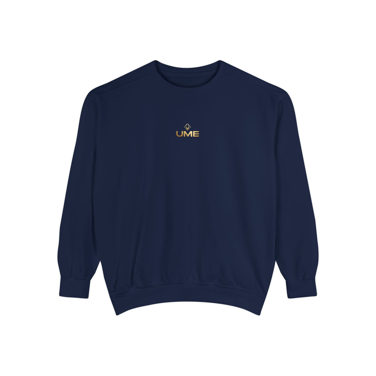 UME Gold Logo Sweatshirt – Garment-Dyed Crewneck
