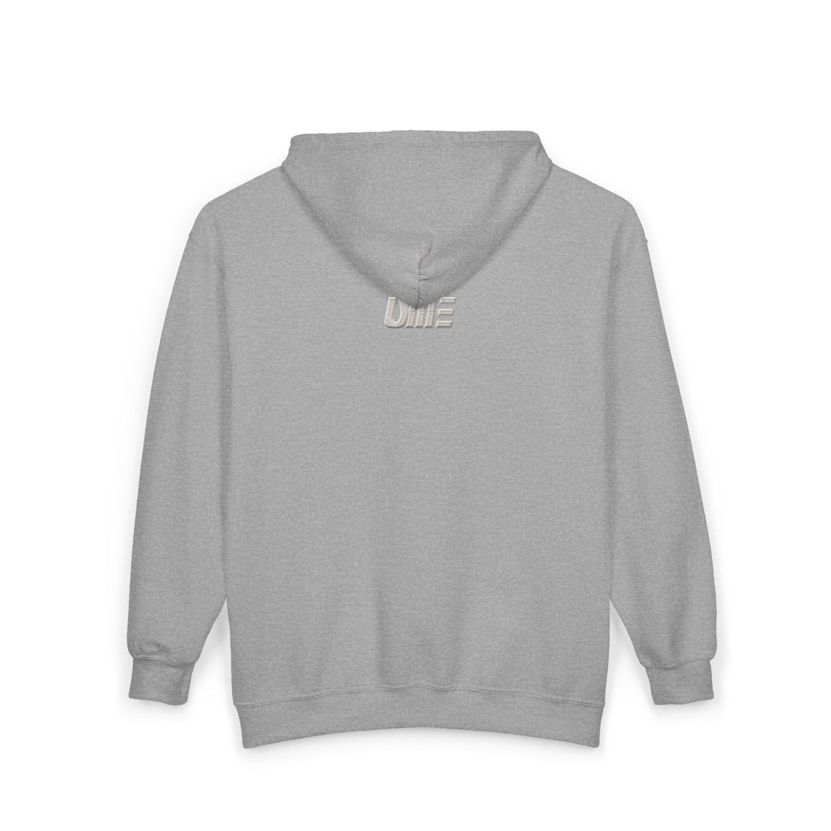 Full-Zip Midweight Hoodie — Multi-Color Minimal Graphic