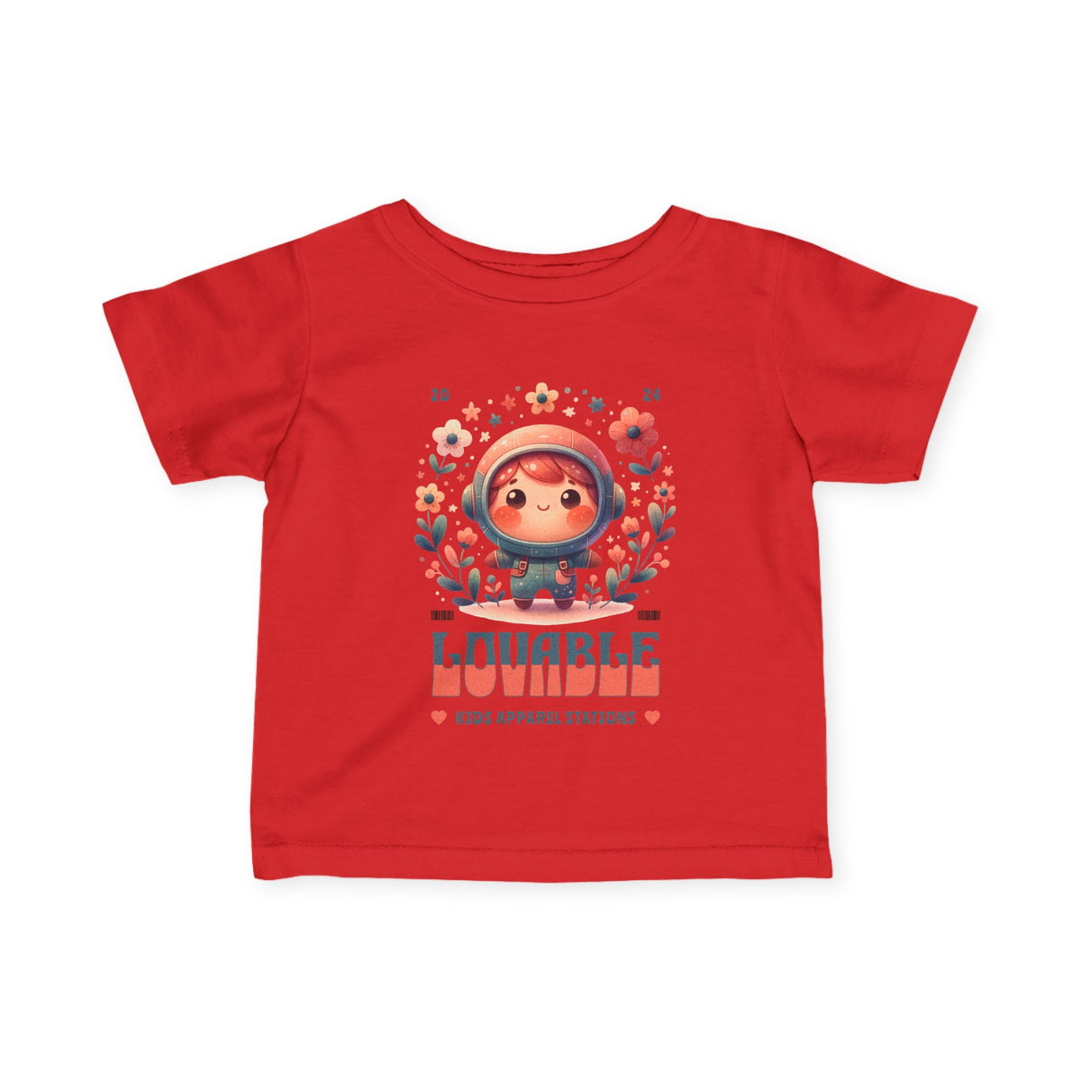 Lovable Astronaut Infant Tee — Cute Space Baby Graphic Baby Shirt
