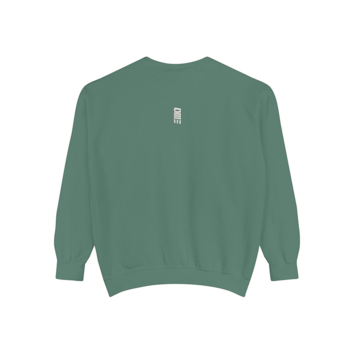 Garment-Dyed Crewneck Sweatshirt — Multi-Color Minimal Graphic