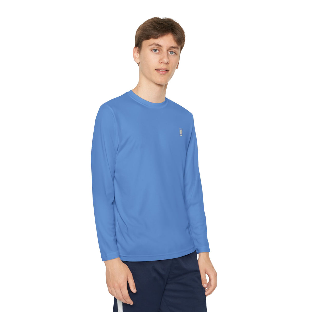 Youth Long-Sleeve Performance Tee — Multi-Color Athletic Top