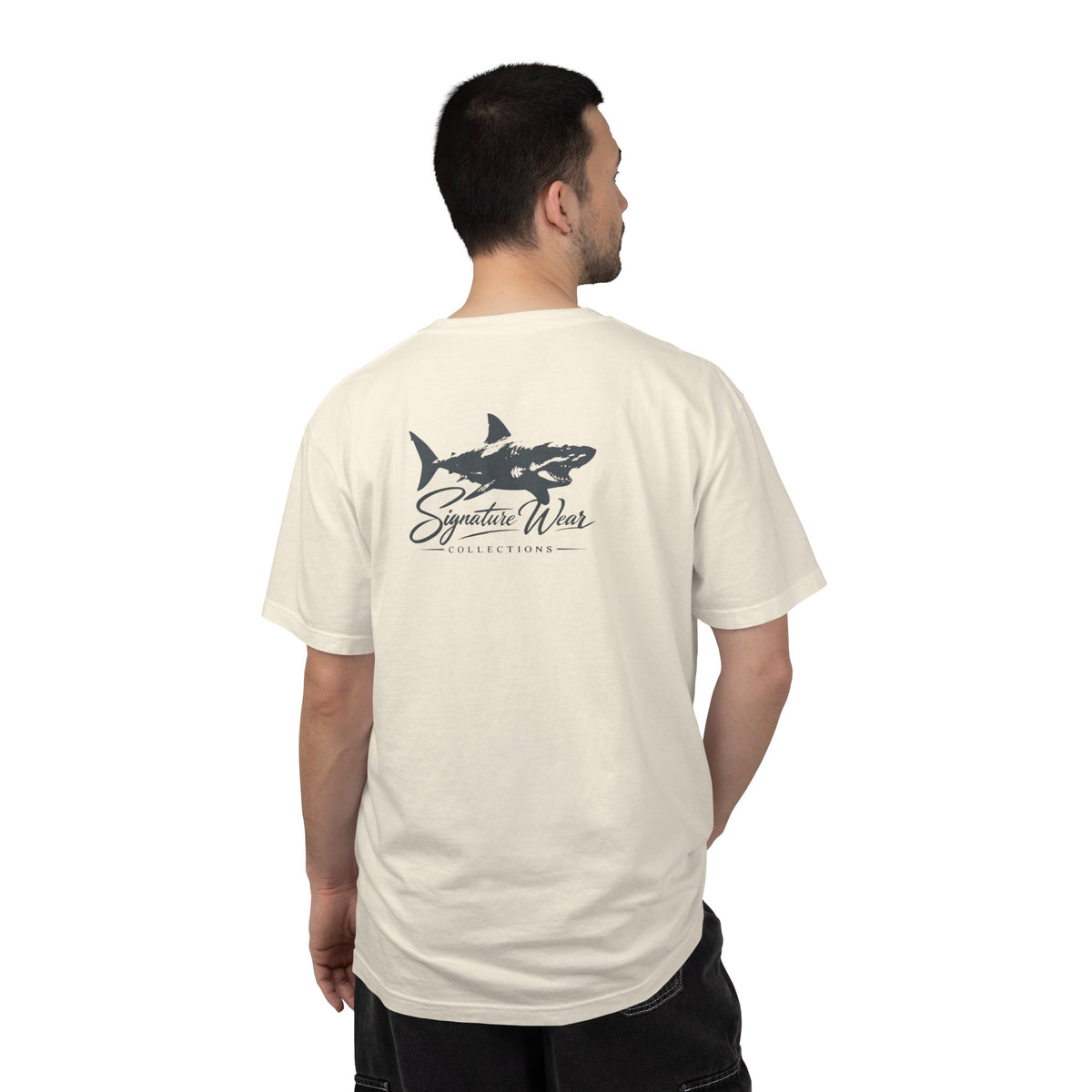 Signature Wave Shark Graphic T-Shirt — Coastal Surf Casual Tee | White, Black & More
