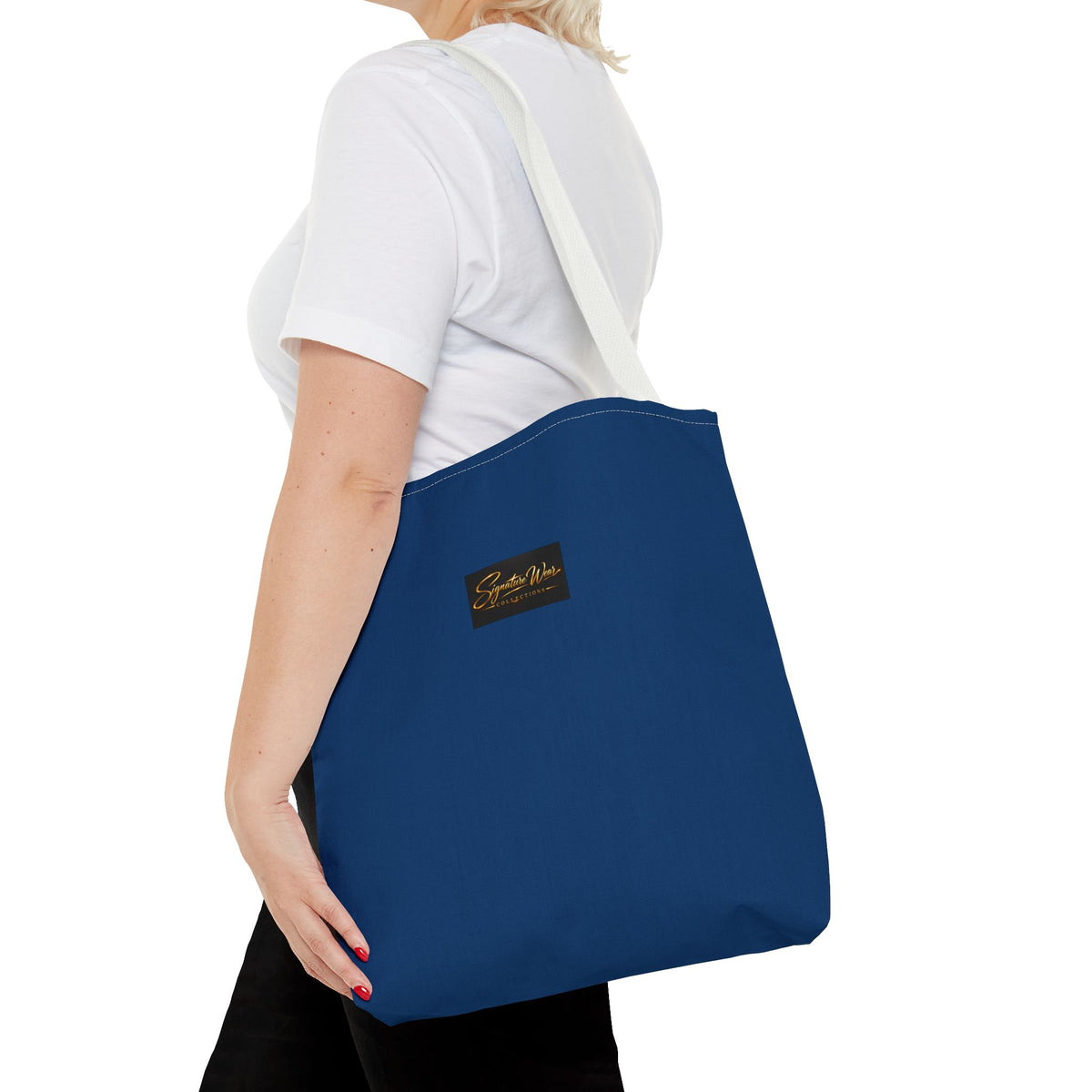 Signature Wear Collections Branded Tote Bag — in Steel Blue