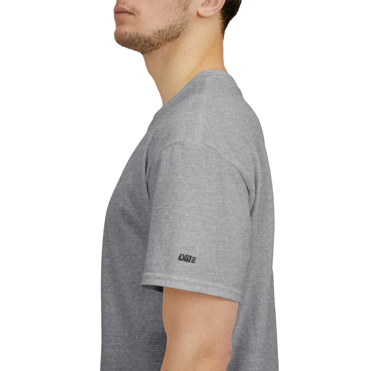 Minimalist Micro Logo Tee - White Cotton Casual Shirt