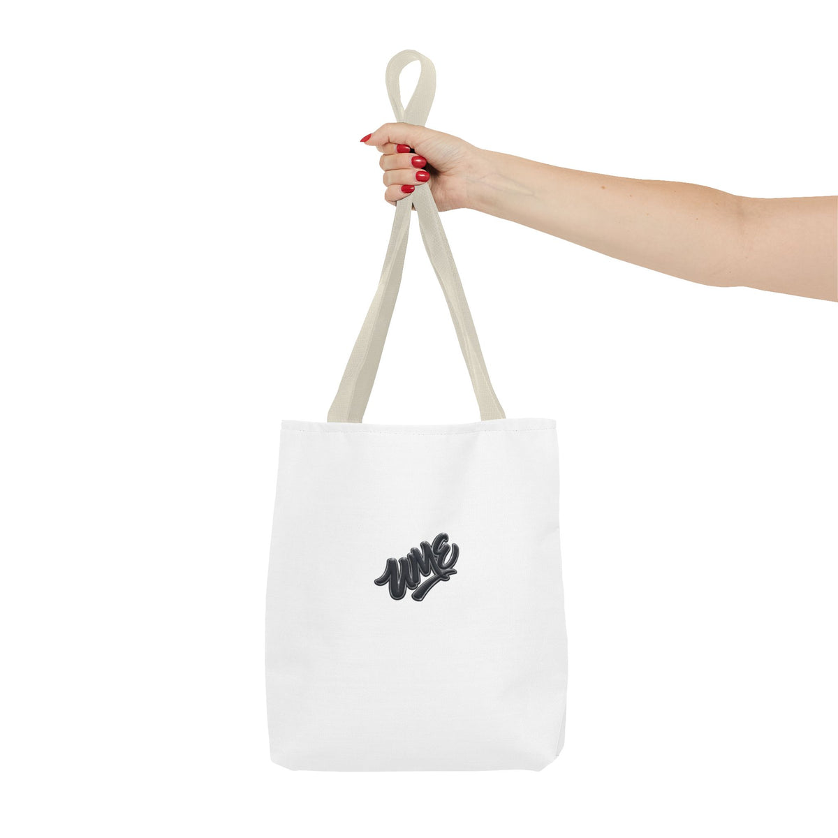 Tote Bag — White UME Black Logo Streetwear Carryall