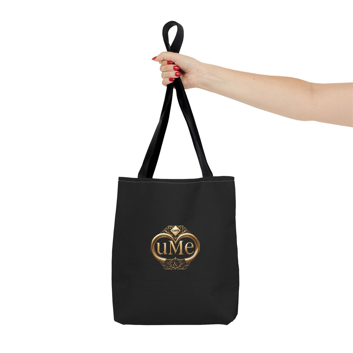 Gold Emblem Tote Bag — Black UME Crest Print