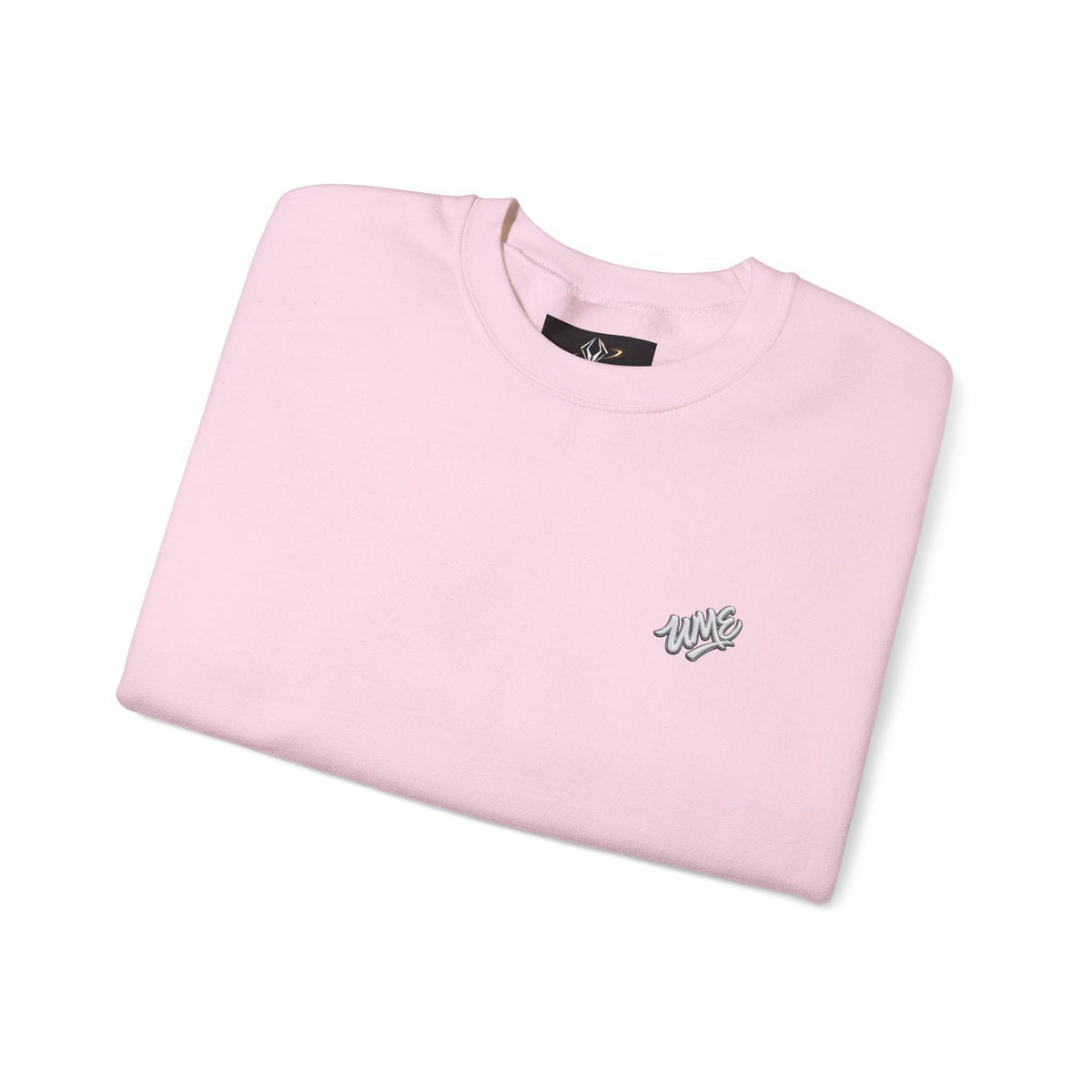 Crewneck Sweatshirt — UME White Logo All-Over Print
