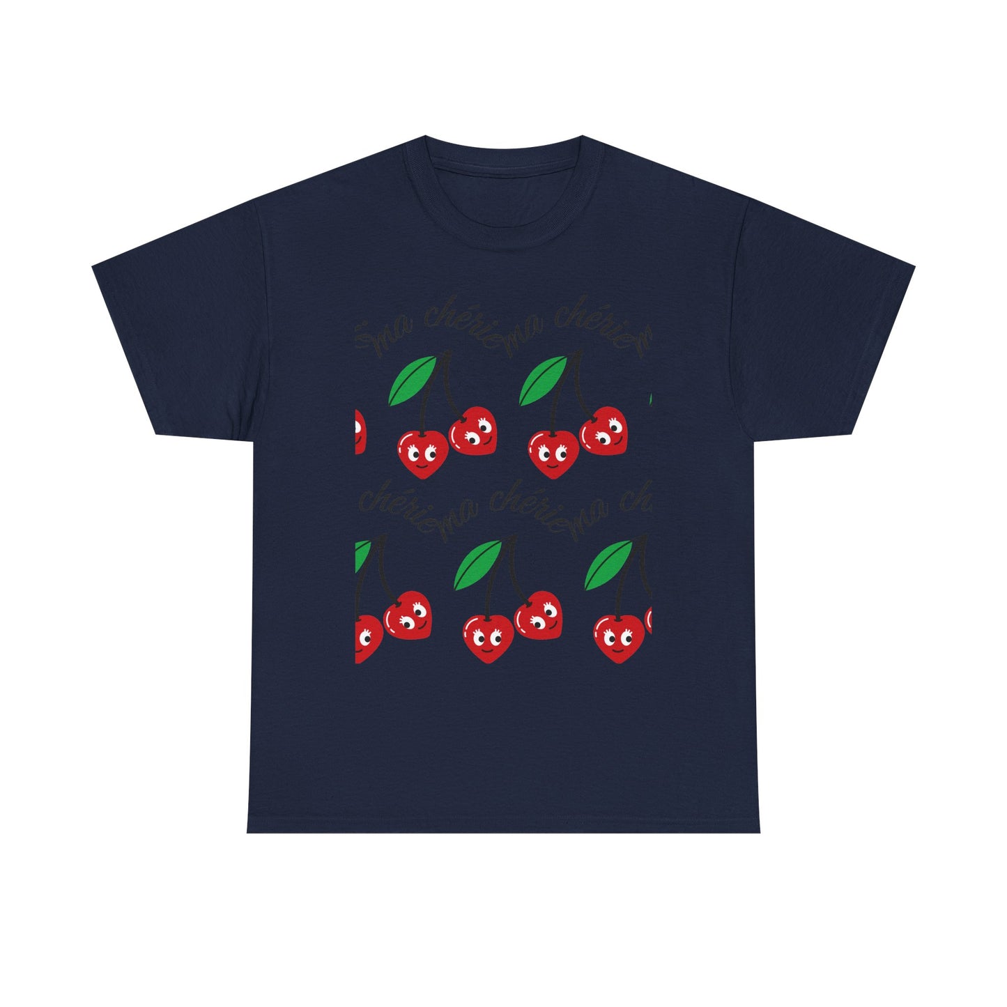 Cherry Pattern T‑Shirt — Cute Cherie Graphic Tee