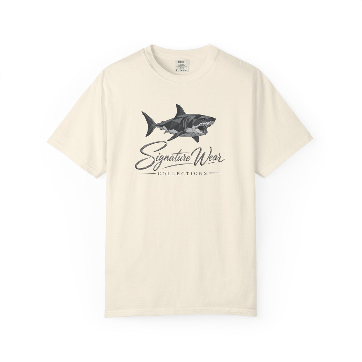 Signature Wear Shark Graphic T-Shirt — White, Black & More Colors