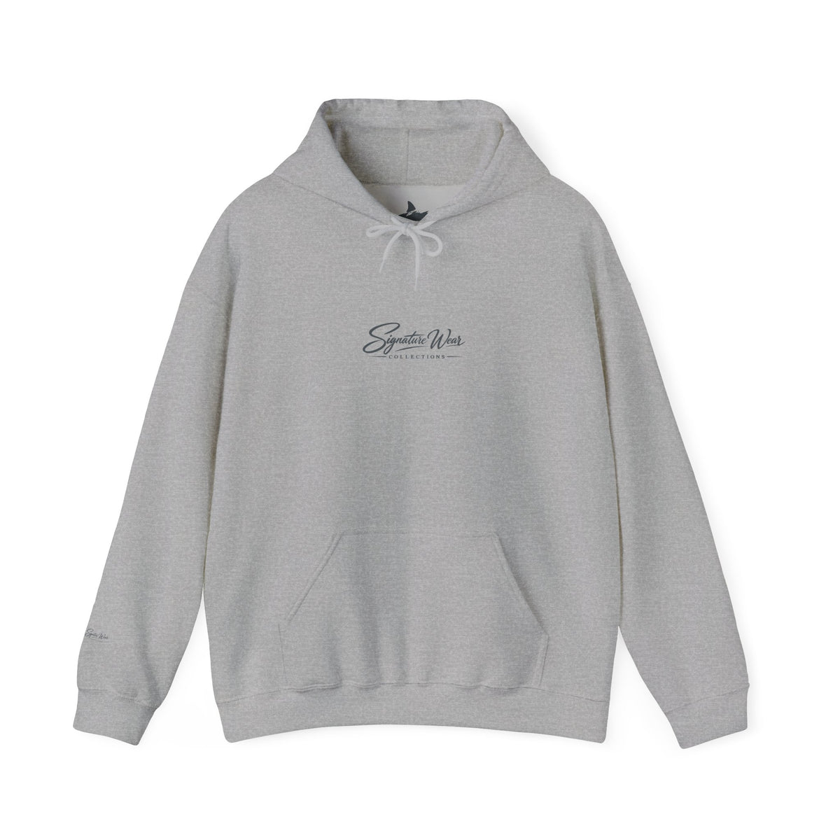 Shark Logo Hoodie — "Signature Wear" Graphic Pullover | White, Black & More