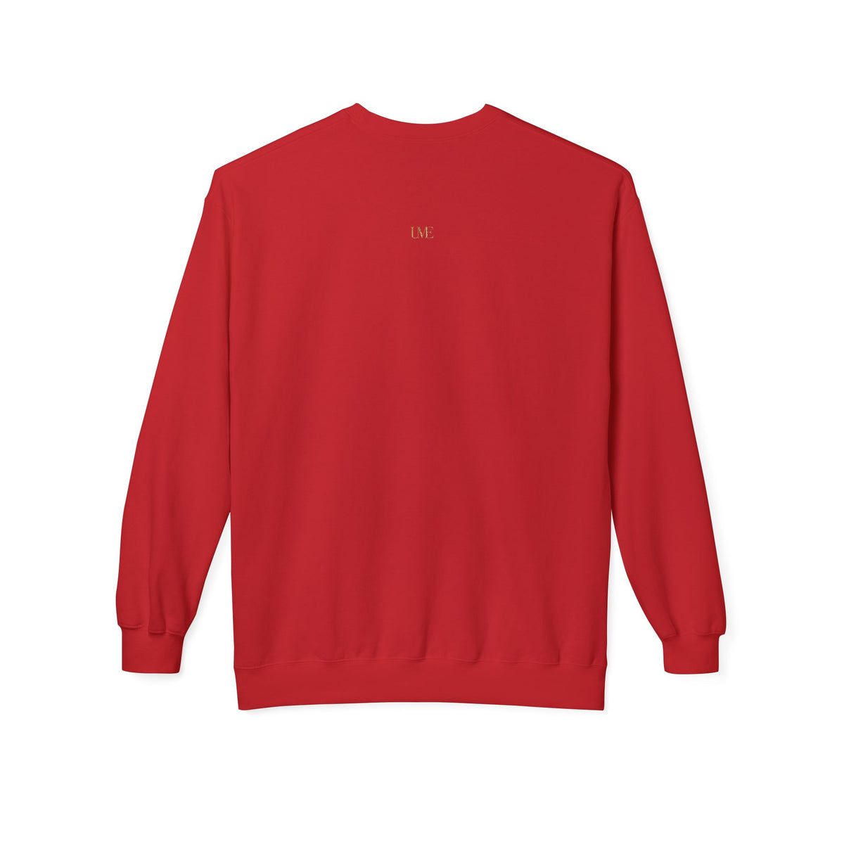 Merry Christmas Scandinavian Folk Art Crewneck Sweatshirt — White, Red & More