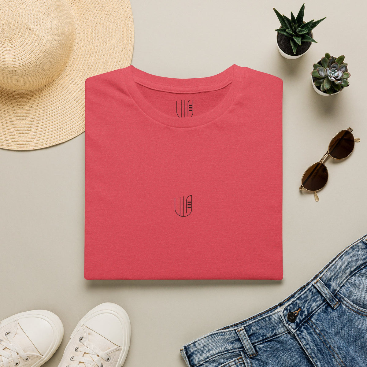Minimal UME Graphic T-Shirt – Coral Silk & More Colors
