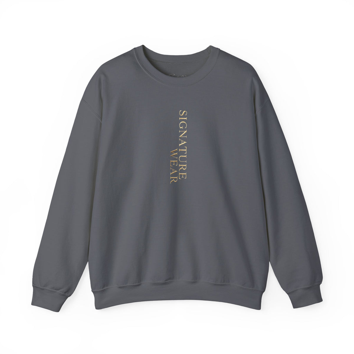 Signature Wear Minimalist Crewneck Sweatshirt — Black, Sand & More