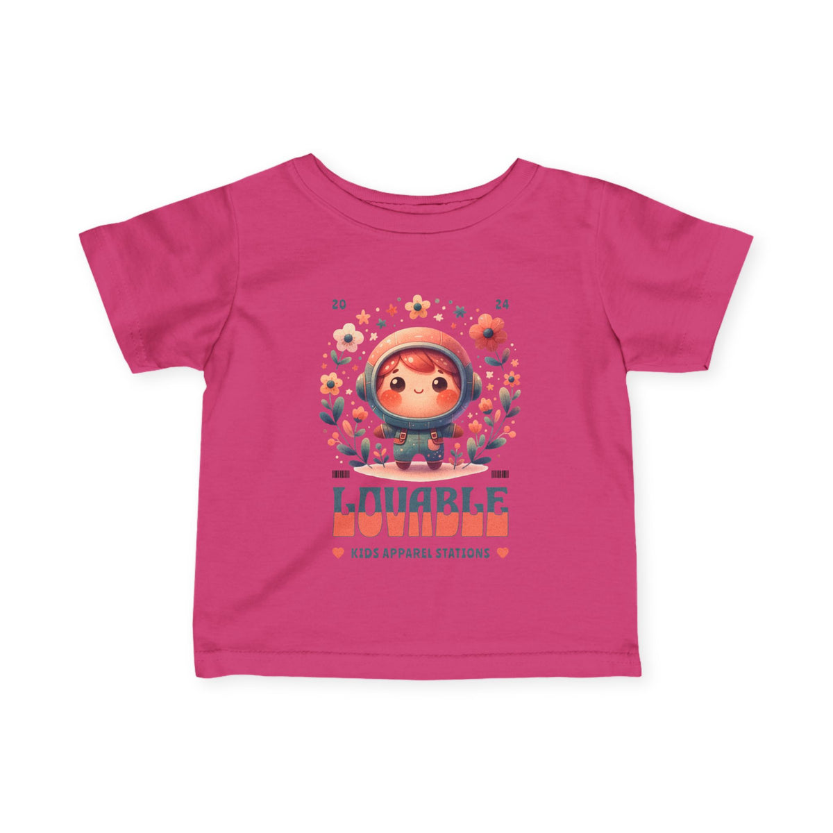 Lovable Astronaut Infant Tee — Cute Space Baby Graphic Baby Shirt