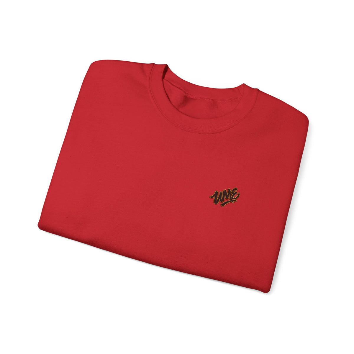 Crewneck Sweatshirt — UME Black Logo All-Over Print