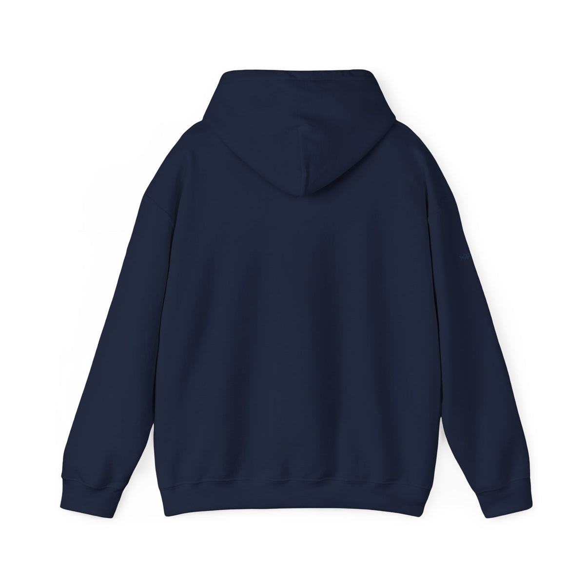 Minimal shark design Hoodie — Small Chest Outline Hoodie