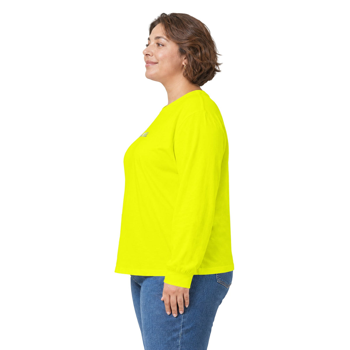 UME Minimalist Long Sleeve Tee – Diamond Logo Cotton Shirt