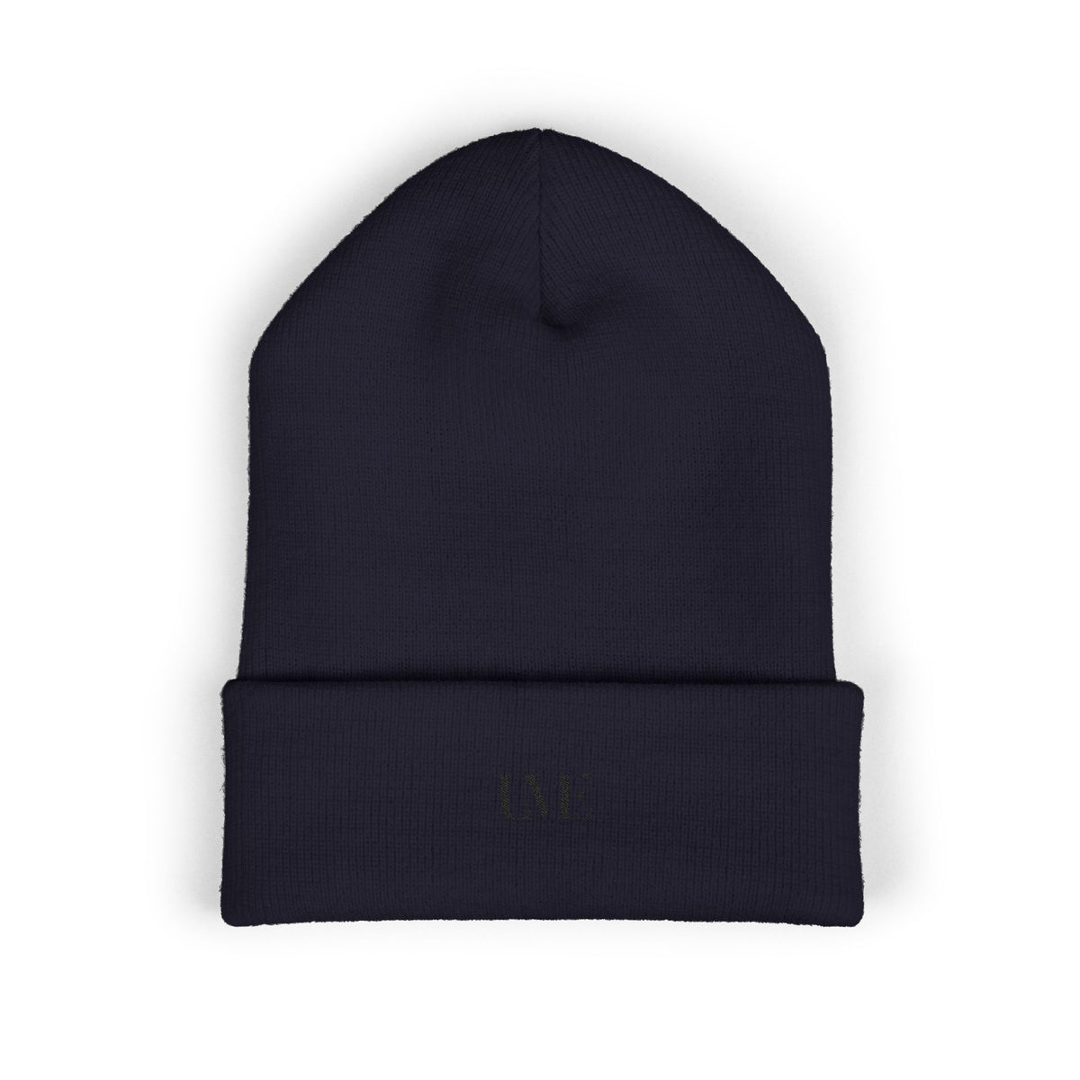 UME Embroidered Cuffed Beanie — White, Red & More Colors