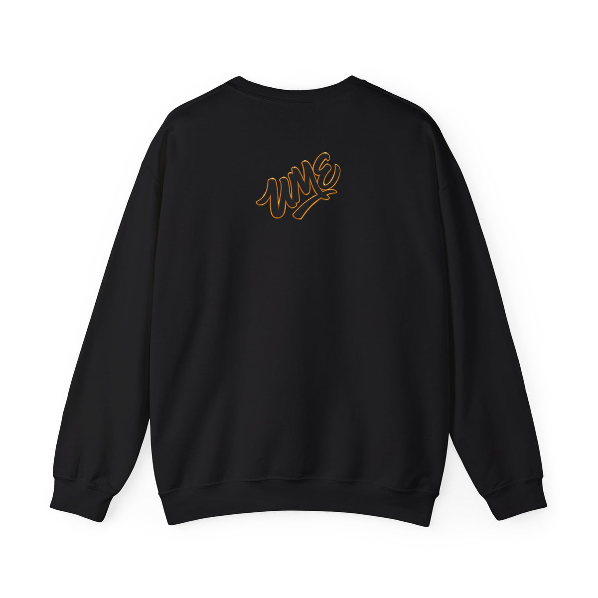 Crewneck Sweatshirt — UME Black Logo All-Over Print