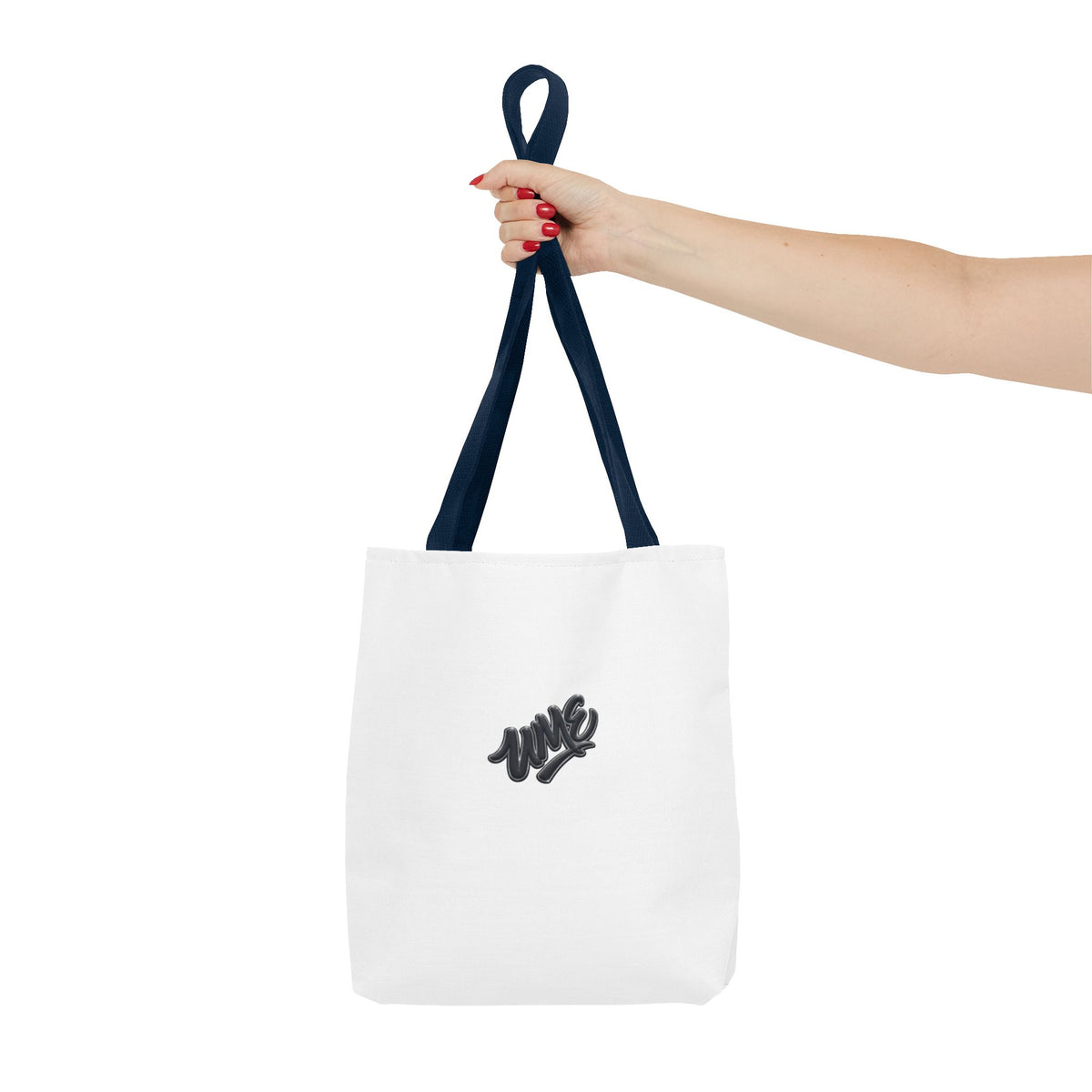 Tote Bag — White UME Black Logo Streetwear Carryall