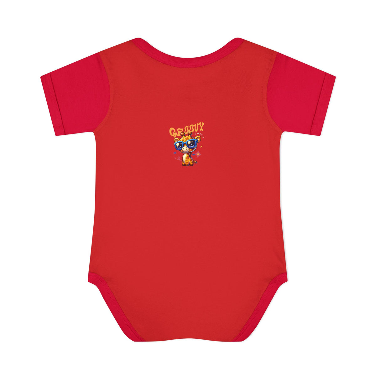 Giraffe Sunglasses Baby Bodysuit — Cute Infant Onesie