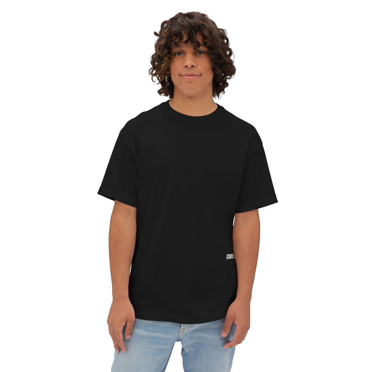 Oversized Boxy T-Shirt — Multi-Color Minimal Graphic