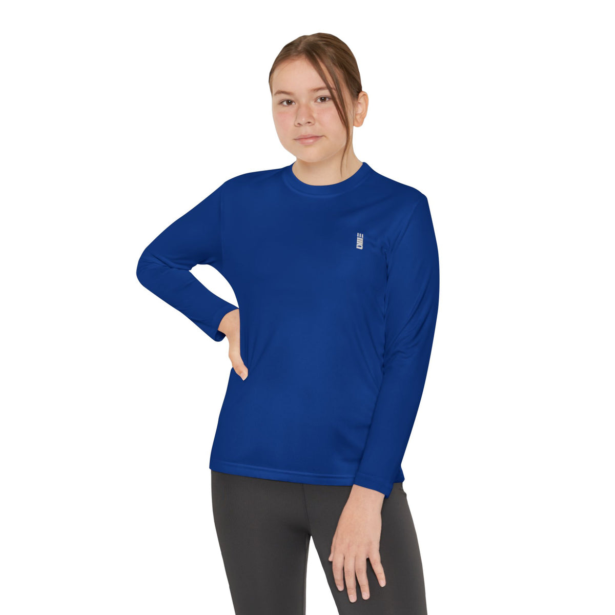 Youth Long-Sleeve Performance Tee — Multi-Color Athletic Top