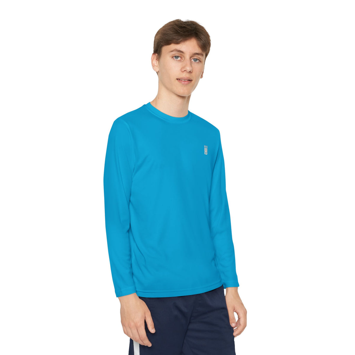 Youth Long-Sleeve Performance Tee — Multi-Color Athletic Top