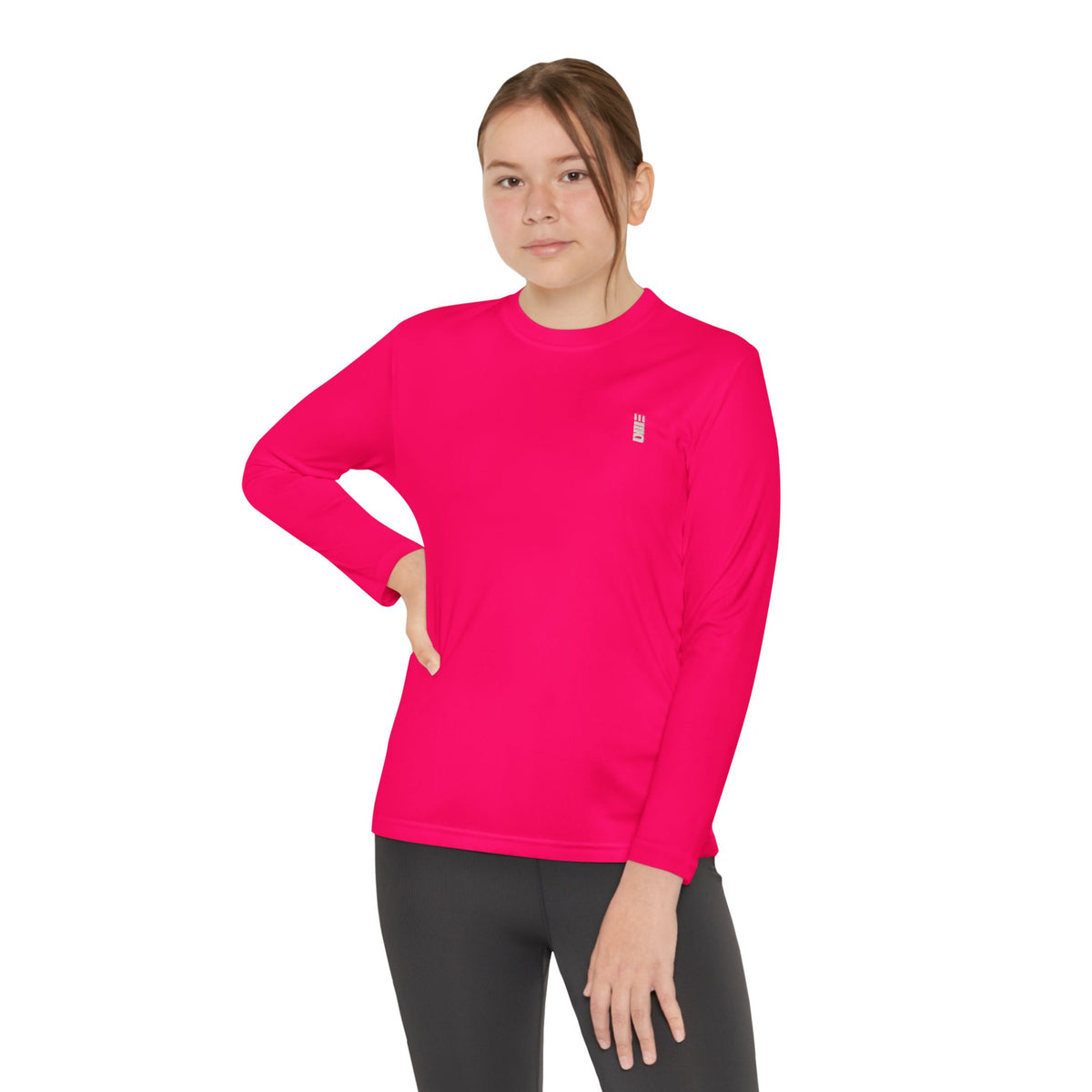 Youth Long-Sleeve Performance Tee — Multi-Color Athletic Top
