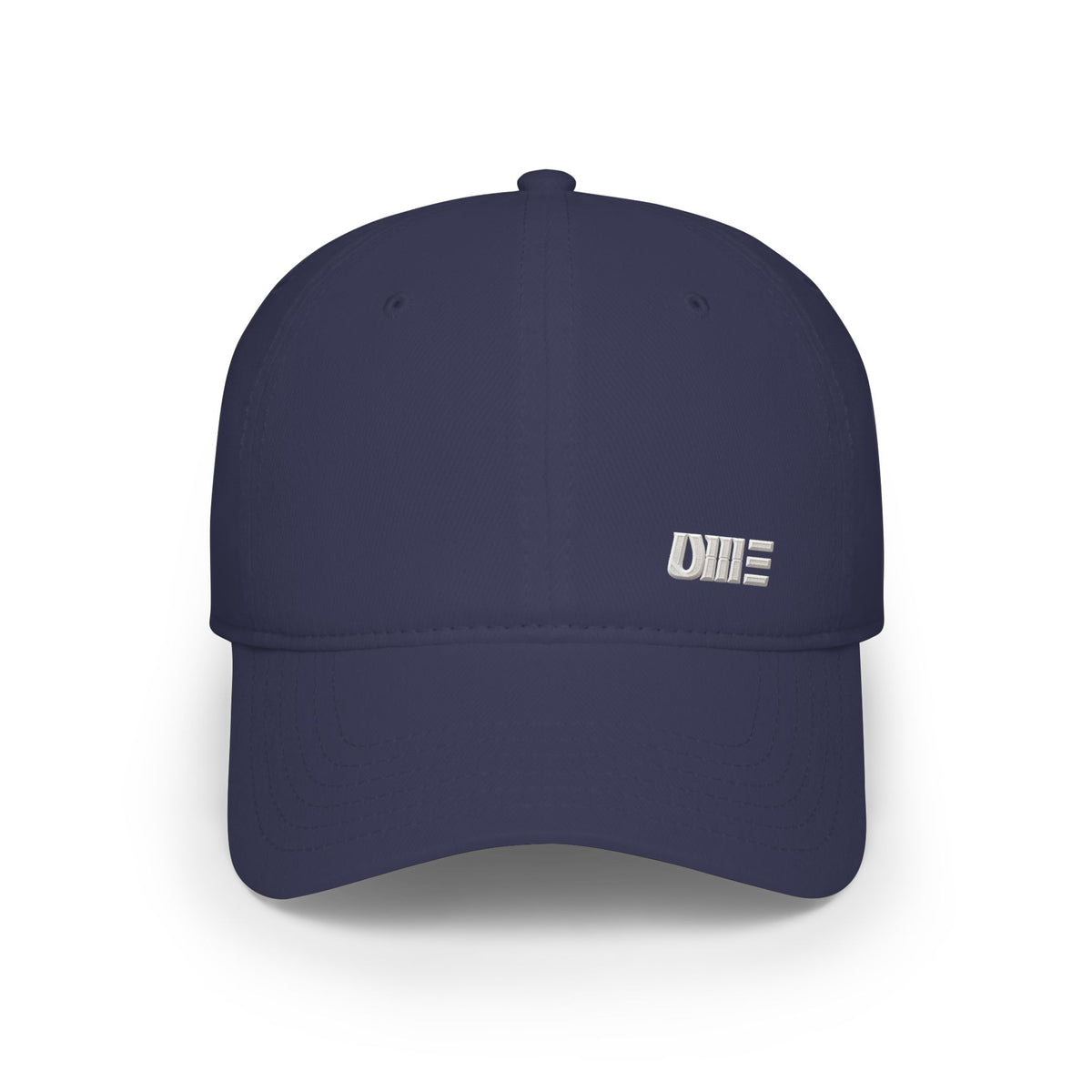 Low-Profile Cotton Baseball Cap — Multi-Color Embroidered Hat