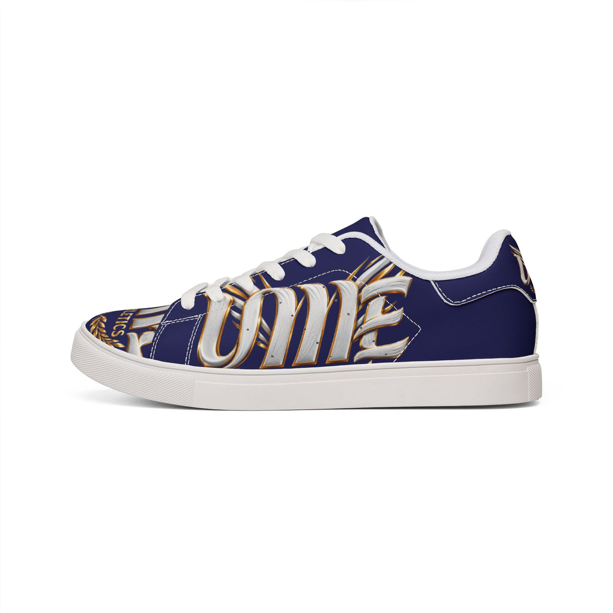 Copy of Low-Top Leather Sneakers — Black Gold Athletic Graphic
